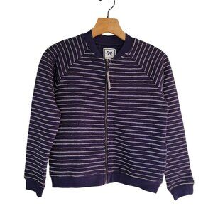 Gymboree Jacket NWT Gold Trim Navy Blue‎ Full Zip  Girls Size L 10-12 NEW